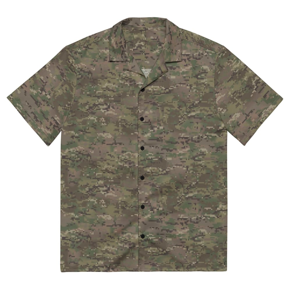 Digital Multi-Terrain CAMO Unisex button shirt - Unisex Button Shirt