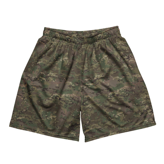 Digital Multi-Terrain CAMO Unisex mesh shorts - Mesh Shorts