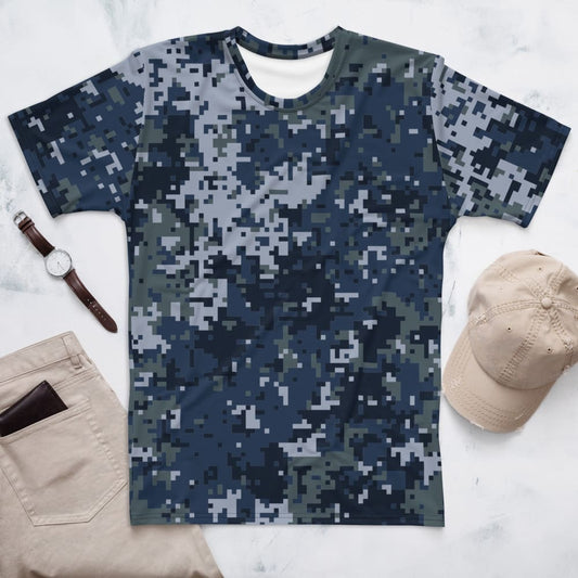 Digital Ocean Blue CAMO Men’s t-shirt - XS