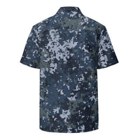 Digital Ocean Blue CAMO Unisex button shirt