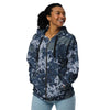 Digital Ocean Blue CAMO Unisex zip hoodie