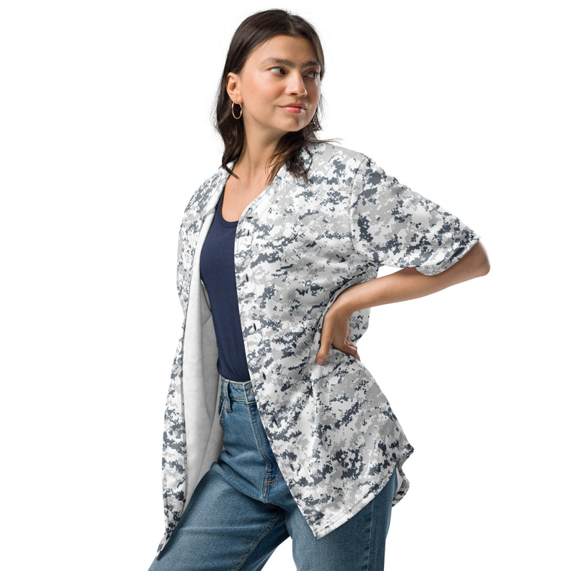 Digital Snow CAMO Unisex Baseball Jersey