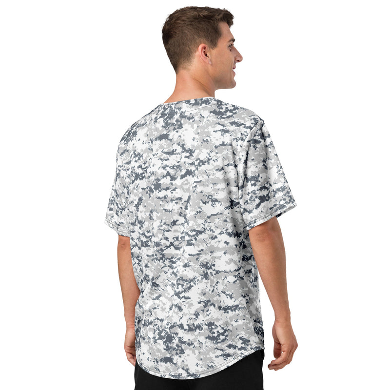 Digital Snow CAMO Unisex Baseball Jersey