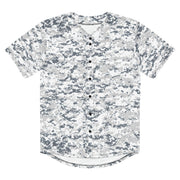 Digital Snow CAMO Unisex Baseball Jersey
