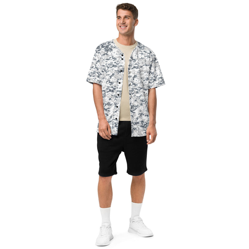 Digital Snow CAMO Unisex Baseball Jersey