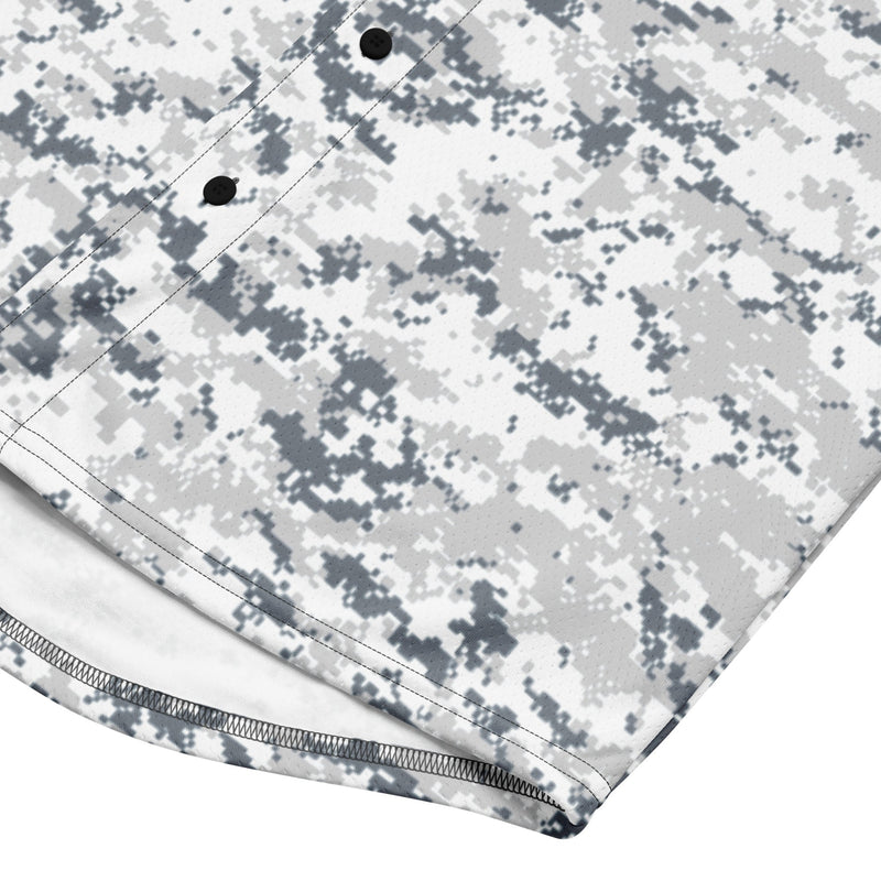 Digital Snow CAMO Unisex Baseball Jersey