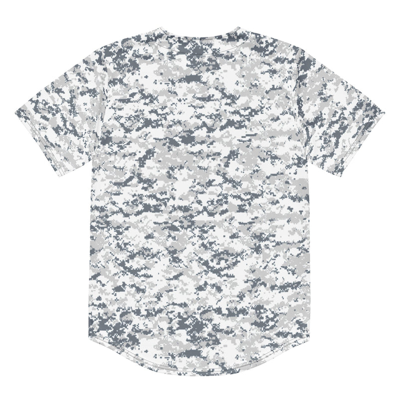 Digital Snow CAMO Unisex Baseball Jersey