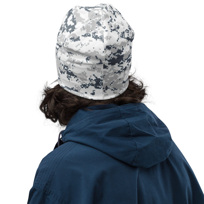 Digital Snow CAMO Beanie - Head