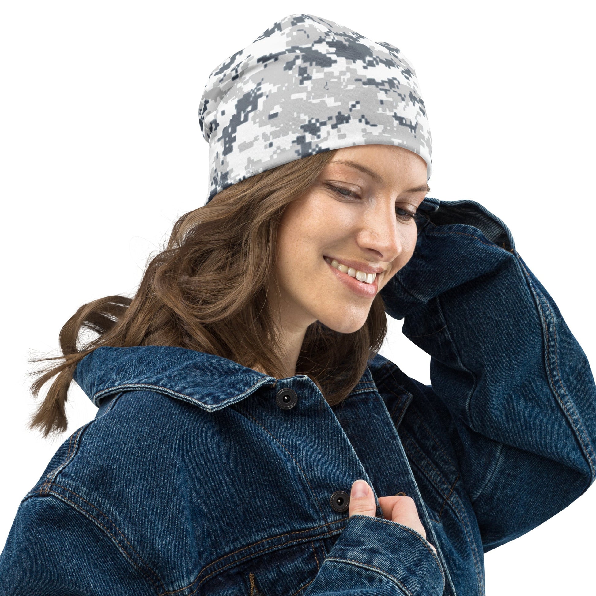 Digital Snow CAMO Beanie
