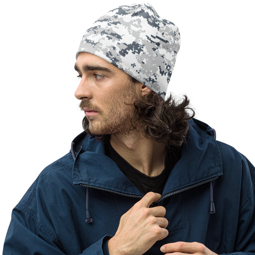 Digital Snow CAMO Beanie - S