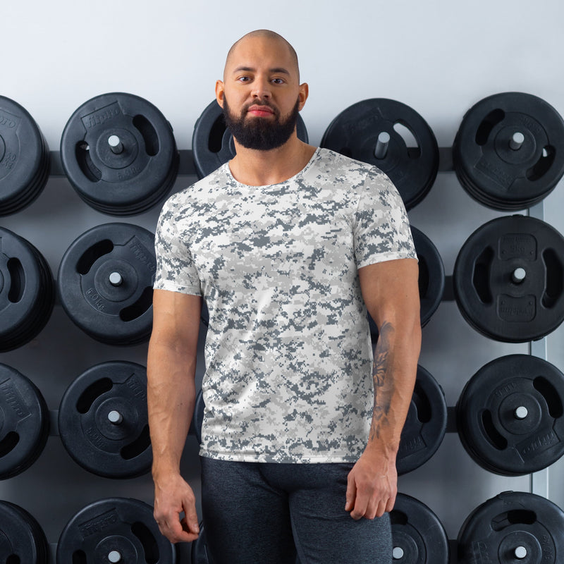 Digital Snow CAMO Mens Athletic T-Shirt - XS - Shirt