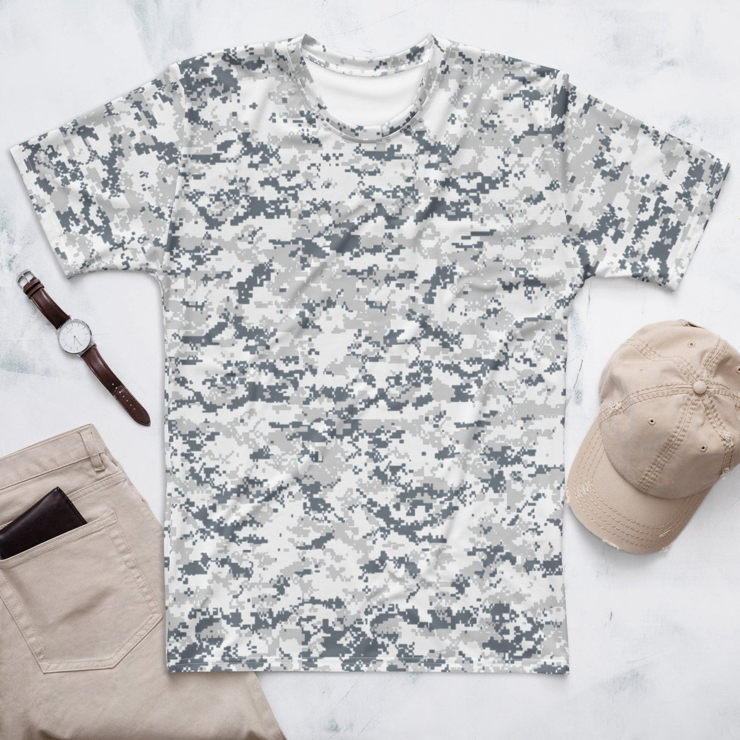 Digital Snow CAMO Mens t-shirt - XS - T-Shirts