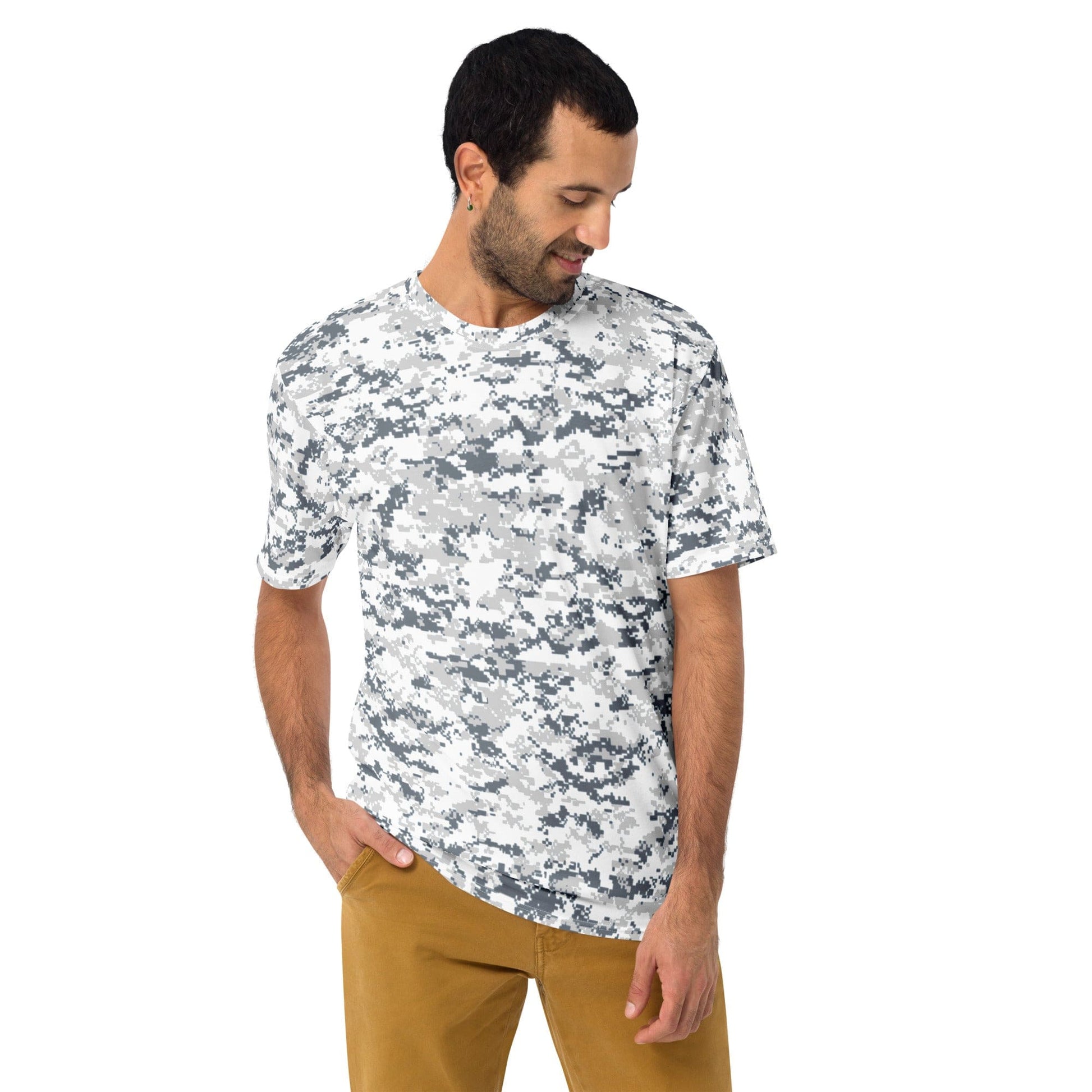 Digital Snow CAMO Mens t-shirt - T-Shirts