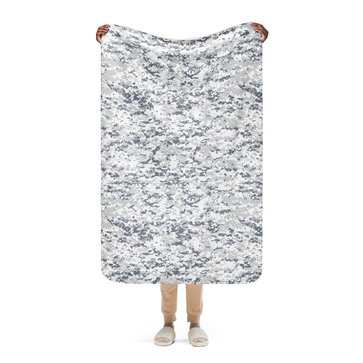 Digital Snow CAMO Sherpa blanket - 37″×57″ - Blankets
