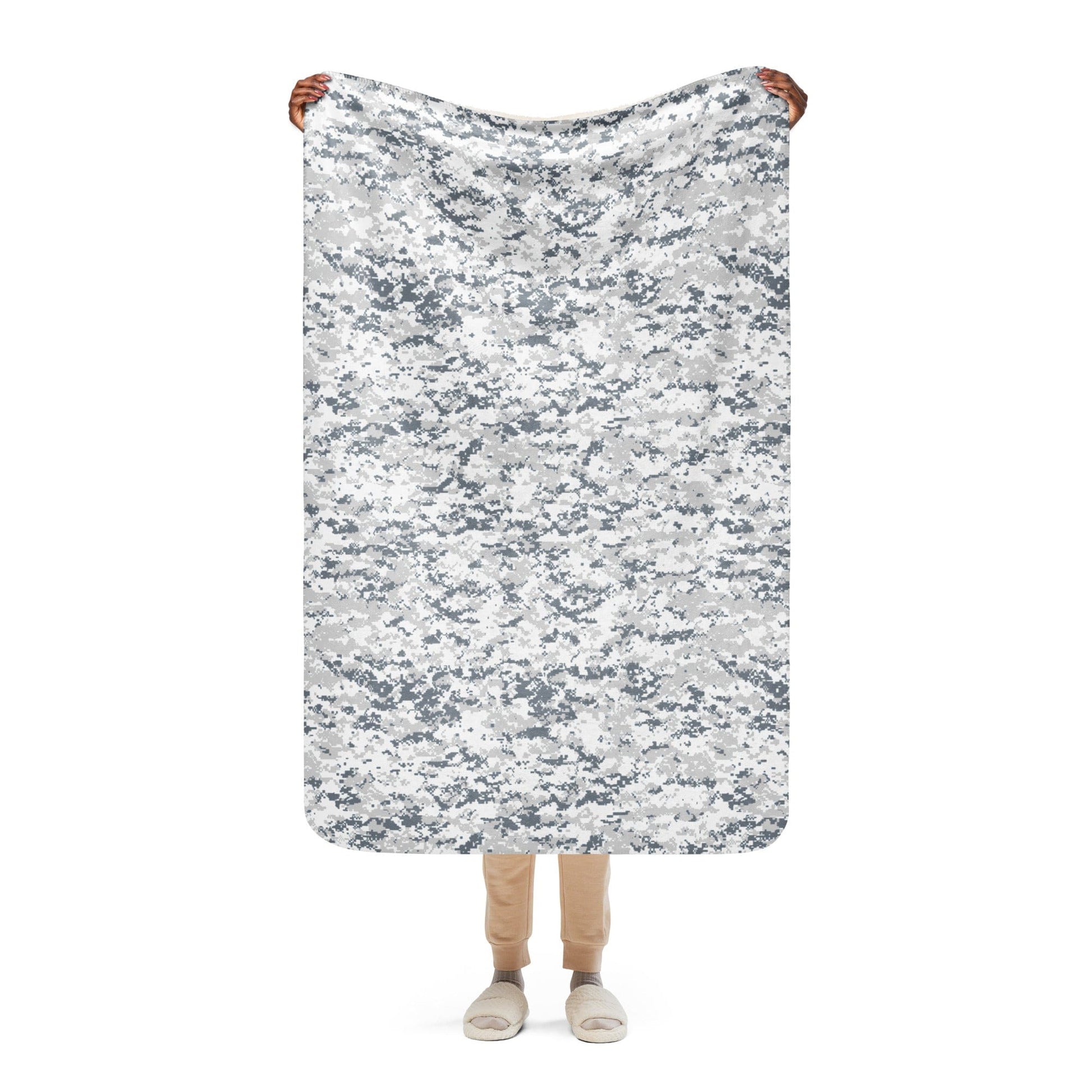 Digital Snow CAMO Sherpa blanket - 37″×57″ - Blankets