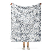 Digital Snow CAMO Sherpa Blanket - 50″×60″