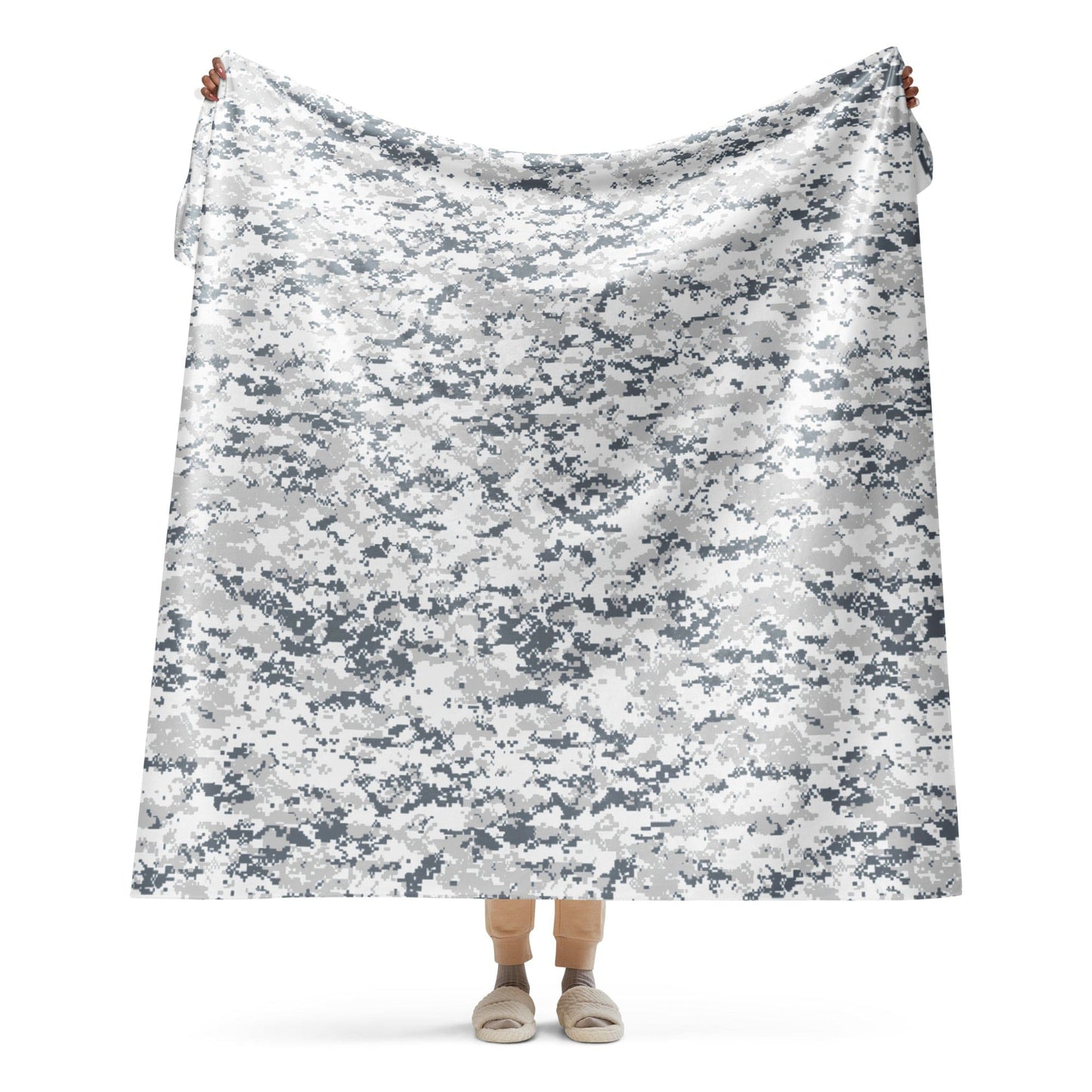 Digital Snow CAMO Sherpa blanket - 60″×80″ - Blankets
