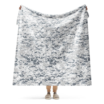 Digital Snow CAMO Sherpa blanket - 60″×80″ - Blankets