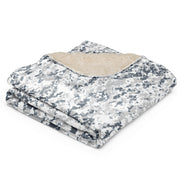 Digital Snow CAMO Sherpa Blanket