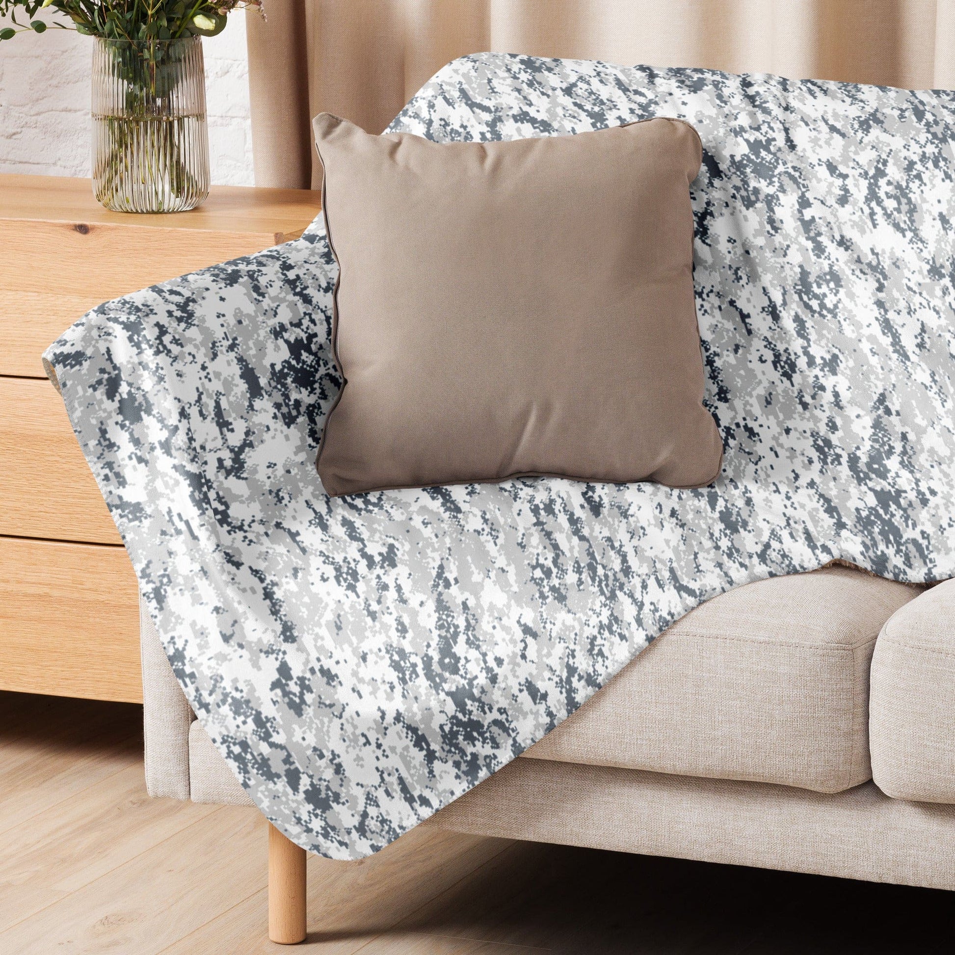 Digital Snow CAMO Sherpa blanket - Blankets