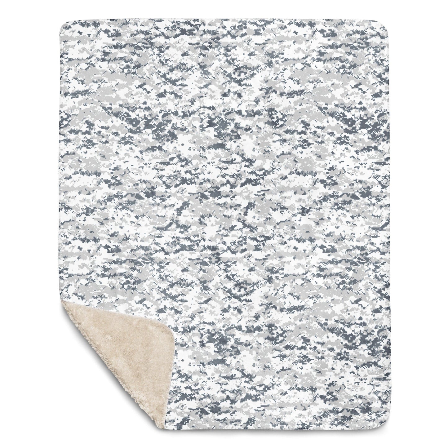 Digital Snow CAMO Sherpa blanket - Blankets