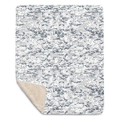 Digital Snow CAMO Sherpa blanket - Blankets