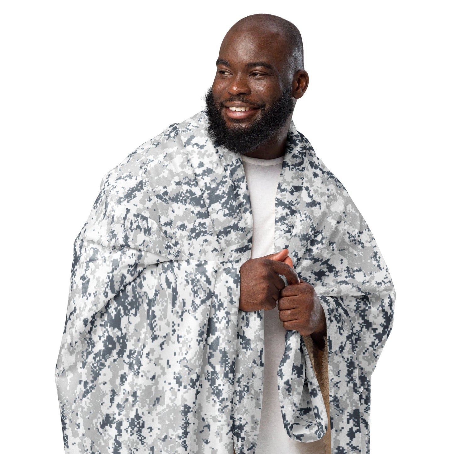 Digital Snow CAMO Sherpa blanket - Blankets