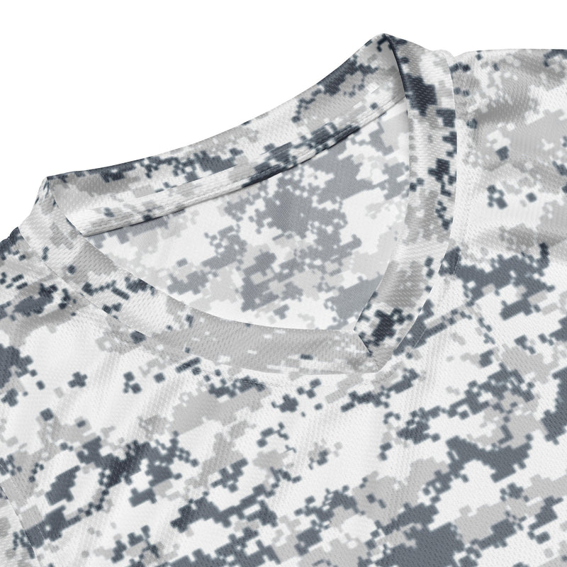 Digital Snow CAMO Unisex Basketball Jersey