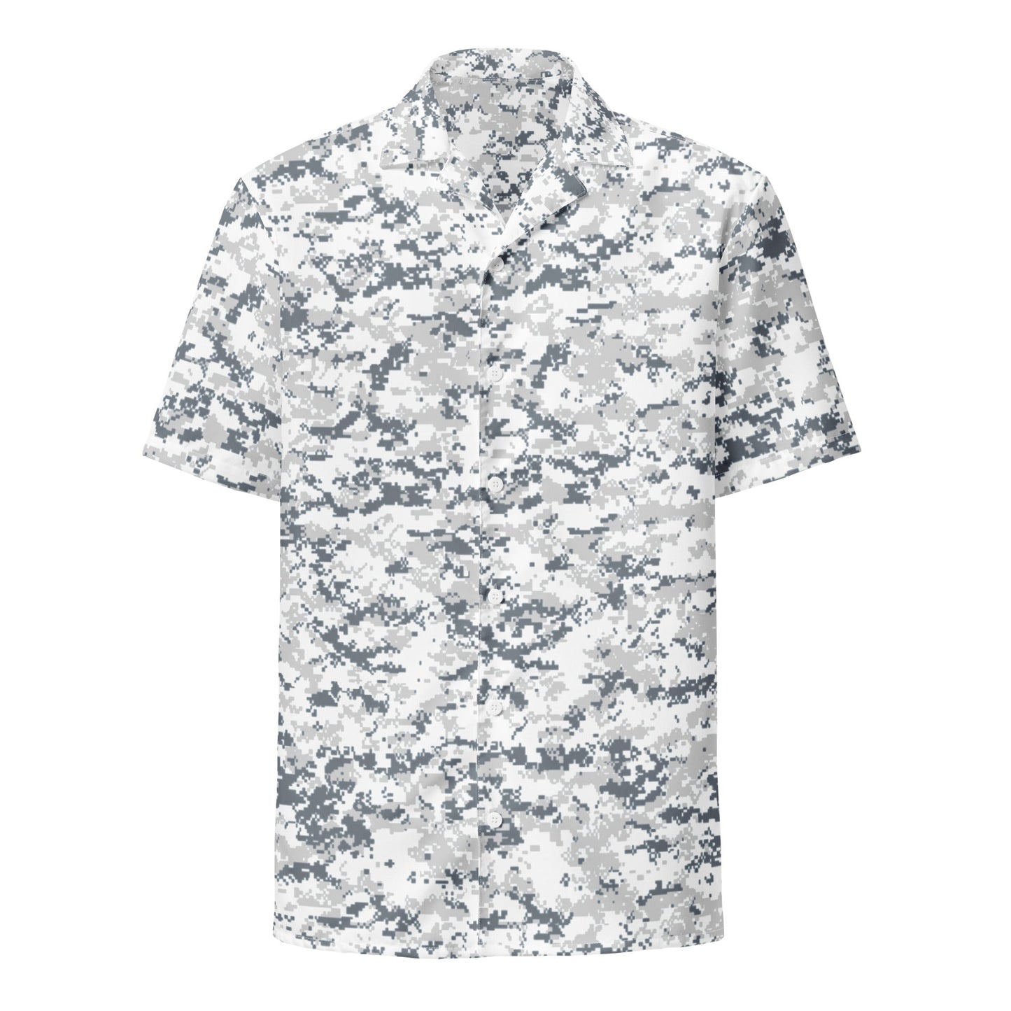 Digital Snow CAMO Unisex button shirt - Button Shirts