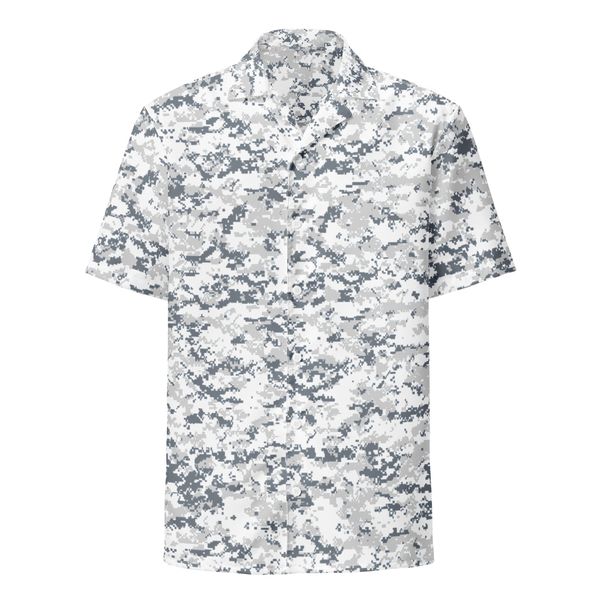 Digital Snow CAMO Unisex button shirt - Button Shirts