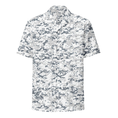 Digital Snow CAMO Unisex button shirt - Button Shirts