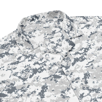 Digital Snow CAMO Unisex button shirt - Button Shirts