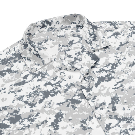 Digital Snow CAMO Unisex button shirt - Button Shirts