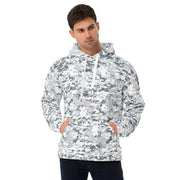 Digital Snow CAMO Unisex Hoodie - 2XS