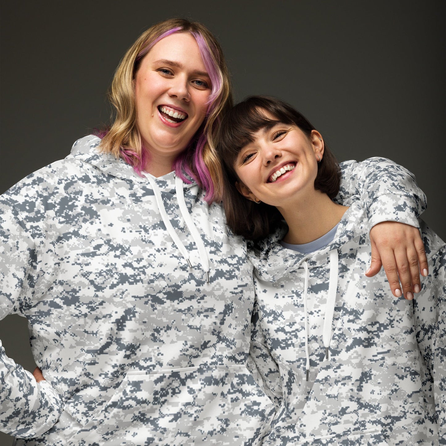 Digital Snow CAMO Unisex Hoodie - Hoodies