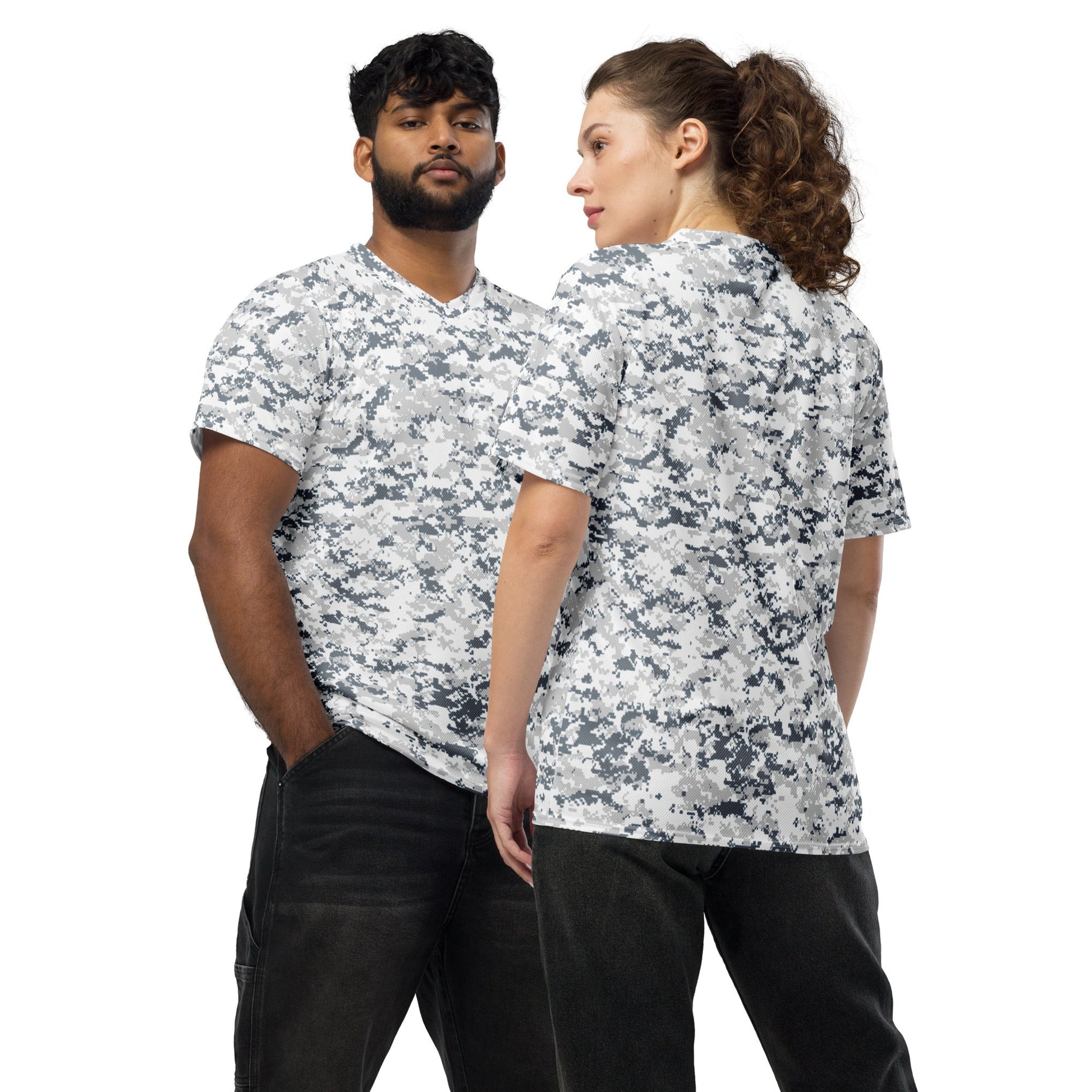 Digital Snow CAMO unisex sports jersey 2XS Sports Jerseys
