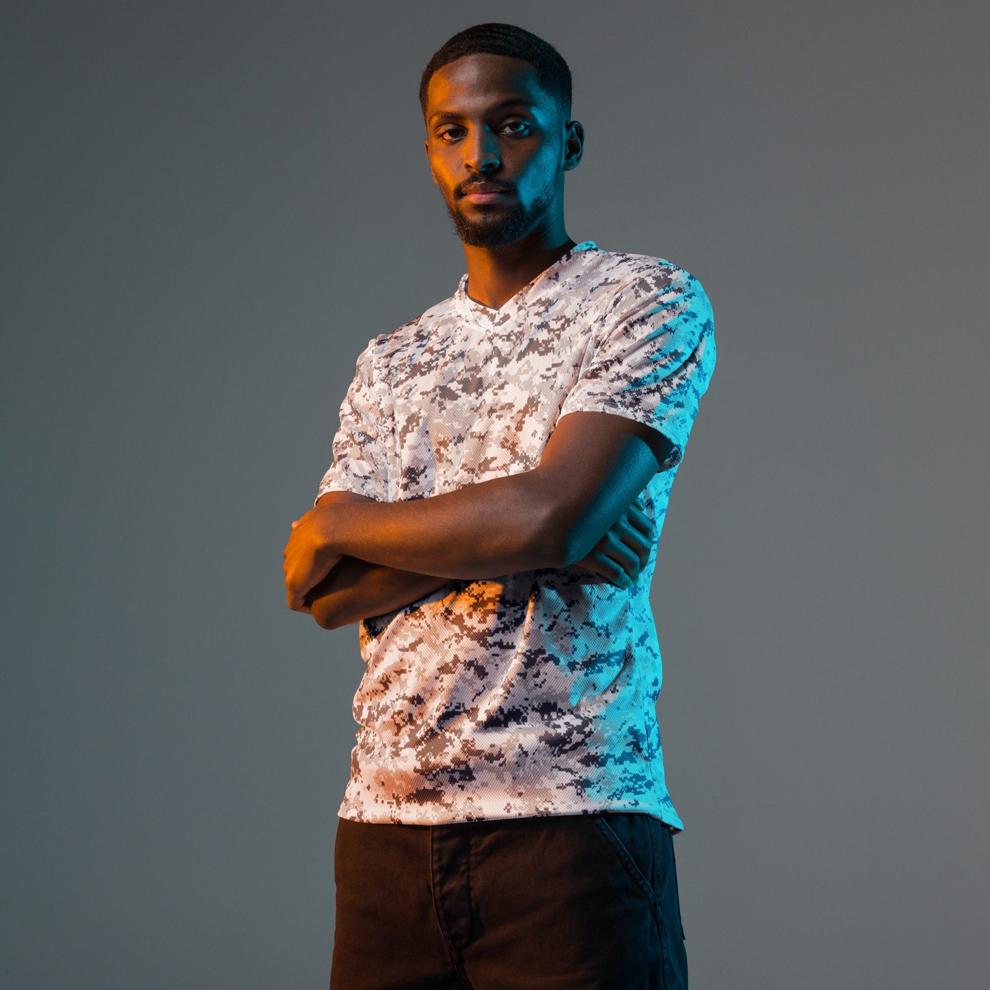 Digital Snow CAMO unisex sports jersey Sports Jerseys