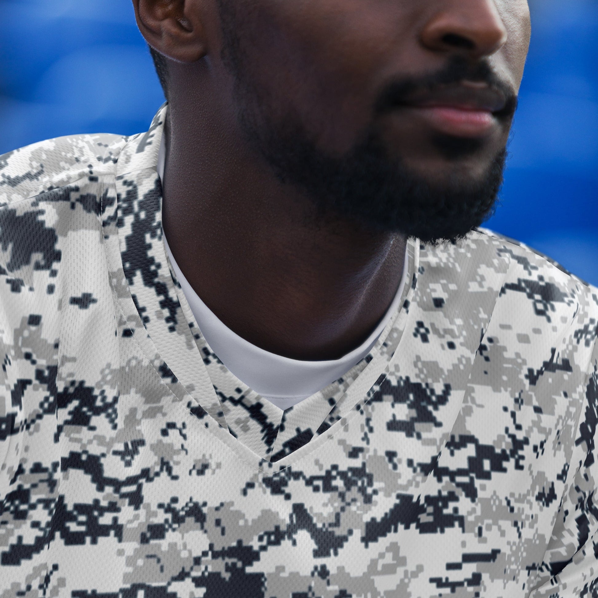 Digital Snow CAMO unisex sports jersey Sports Jerseys