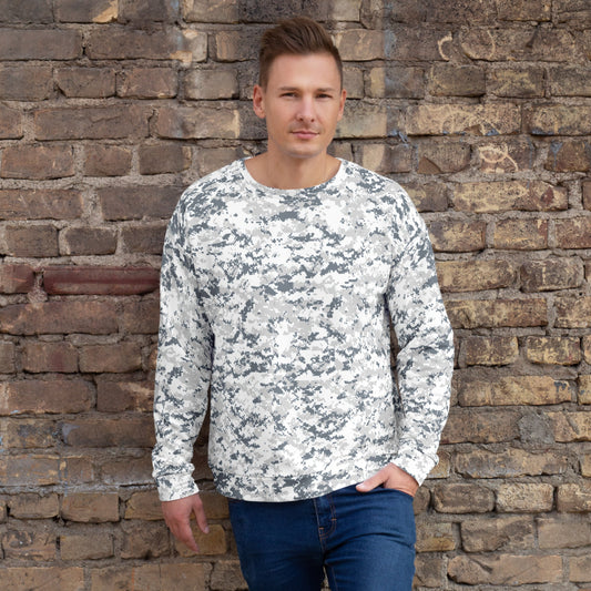 Digital Snow CAMO Unisex Sweatshirt - 2XS - Sweatshirts