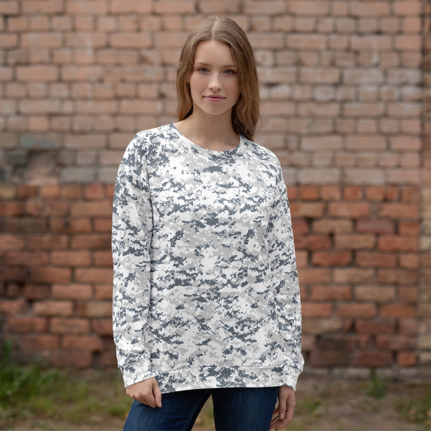 Digital Snow CAMO Unisex Sweatshirt - Sweatshirts