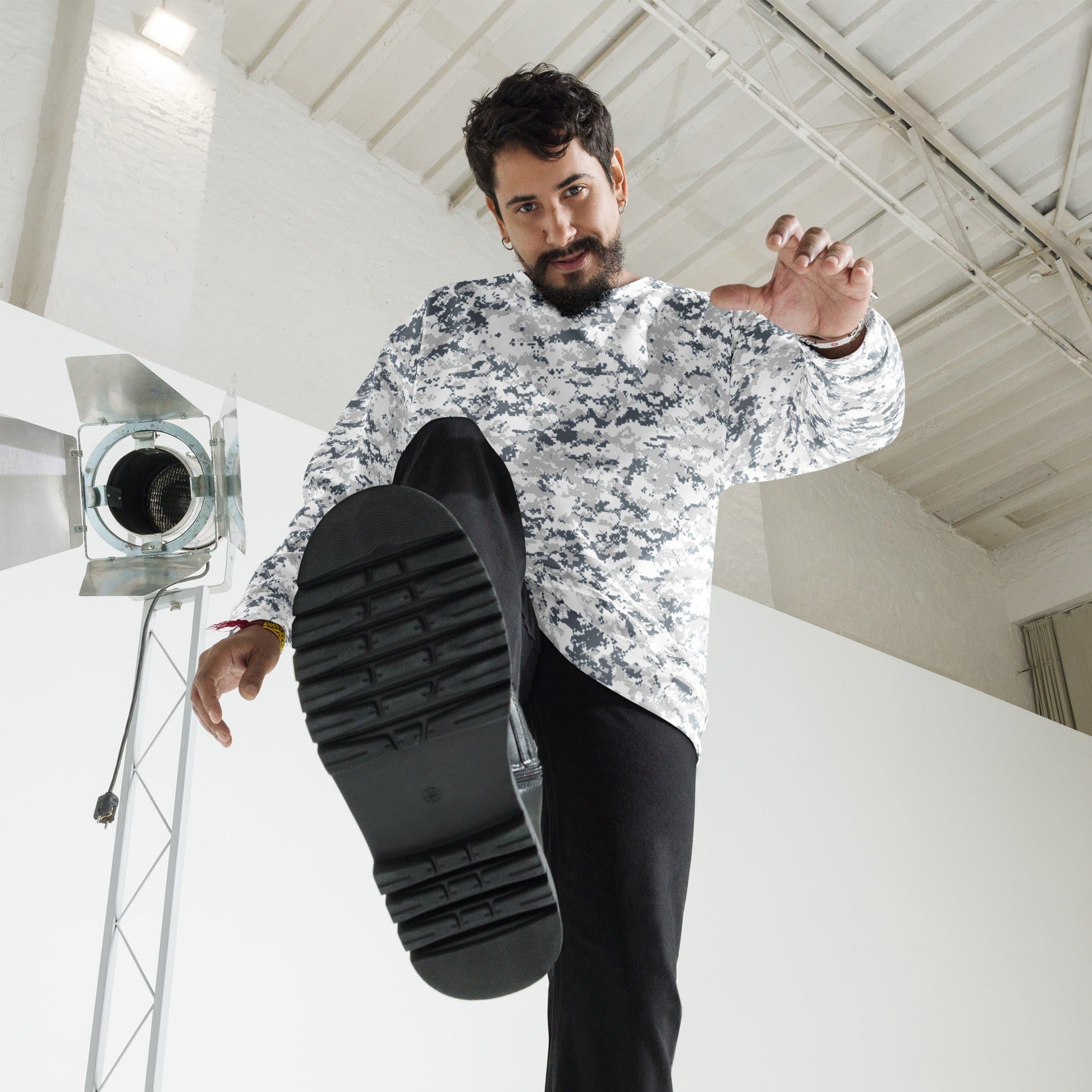 Digital Snow CAMO Unisex Sweatshirt - Sweatshirts