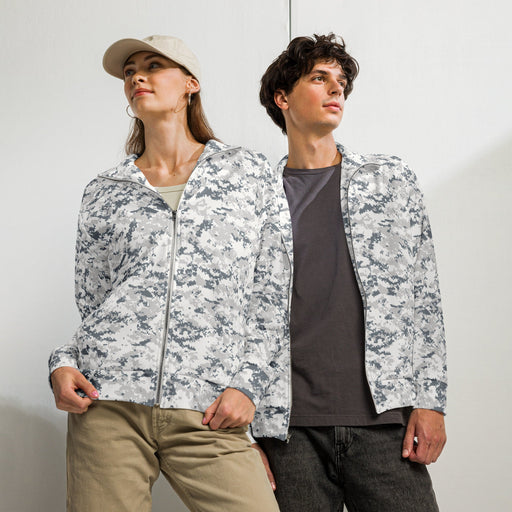 Digital Snow CAMO Unisex Track Jacket - 2XS