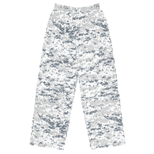Digital Snow CAMO Unisex Wide-Leg Leisure Pants - 2XS - Pant