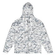 Digital Snow CAMO Unisex Zip Hoodie - 2XS