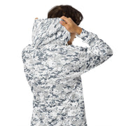 Digital Snow CAMO Unisex Zip Hoodie