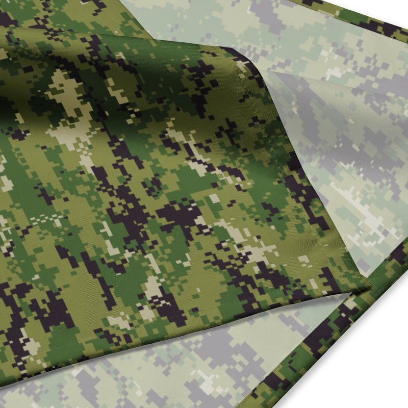 Digital Vertical Tropical Canopy CAMO Bandana - Head