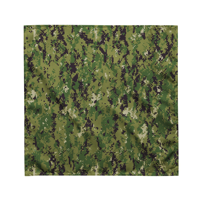 Digital Vertical Tropical Canopy CAMO Bandana - M - Head