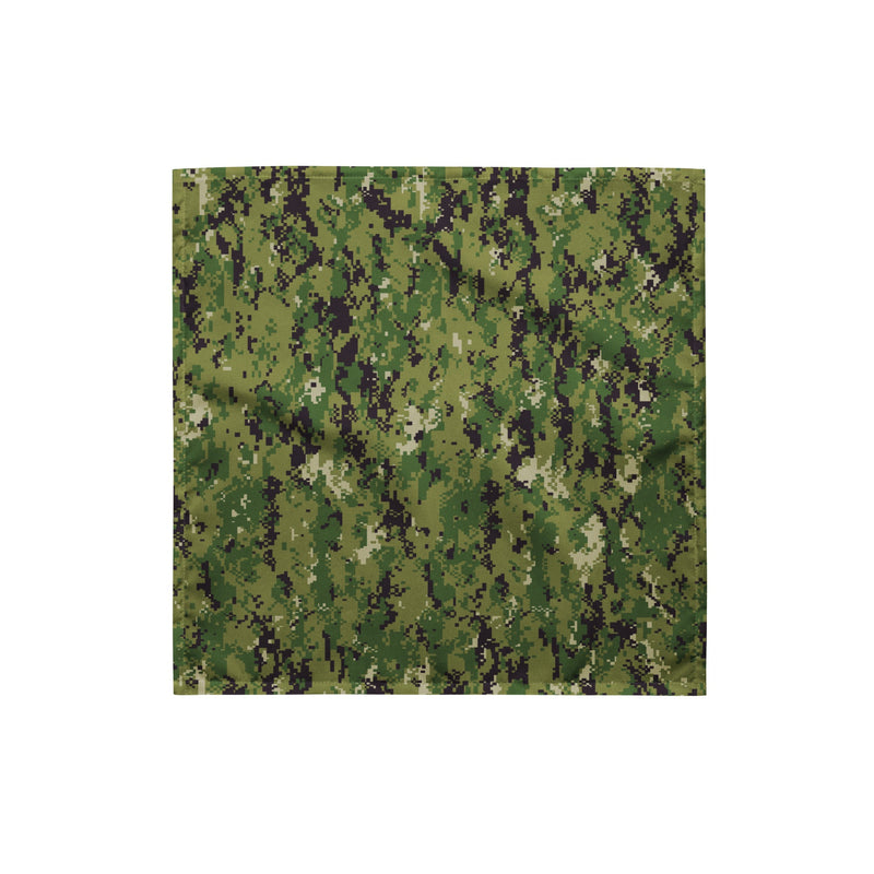 Digital Vertical Tropical Canopy CAMO Bandana - S - Head