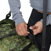 Digital Vertical Tropical Canopy CAMO Duffle Bag