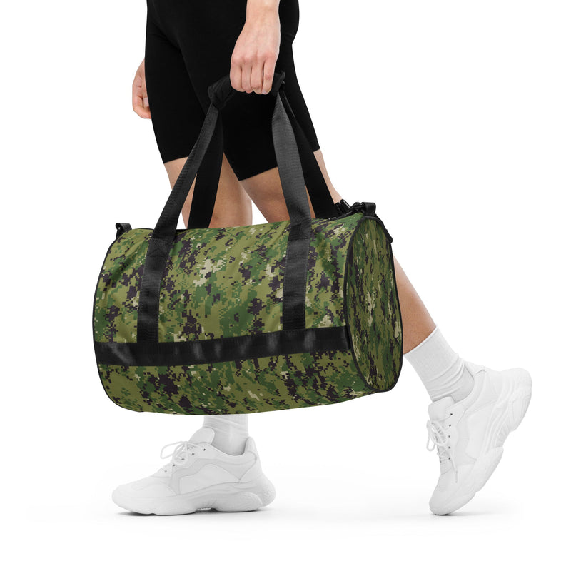 Digital Vertical Tropical Canopy CAMO Gym Bag